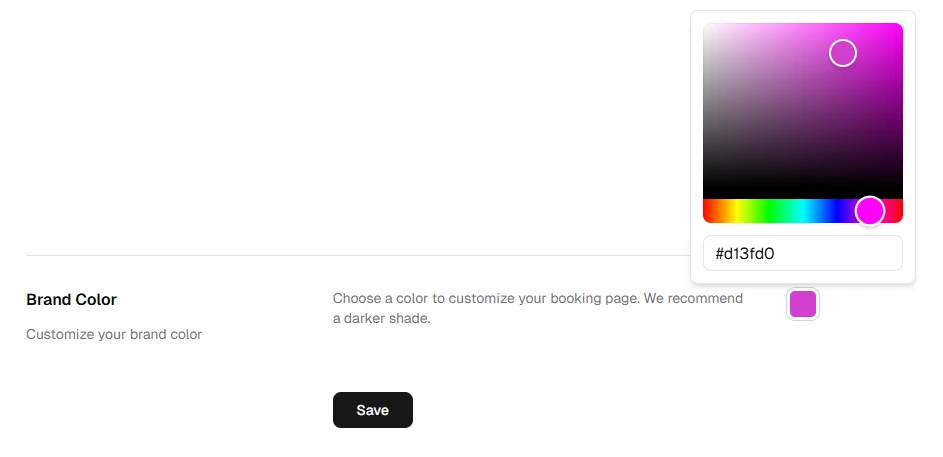 Brand color picker