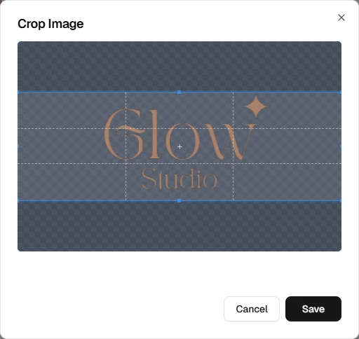 Upload business logo