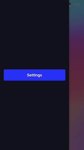 WisePOS E settings panel
